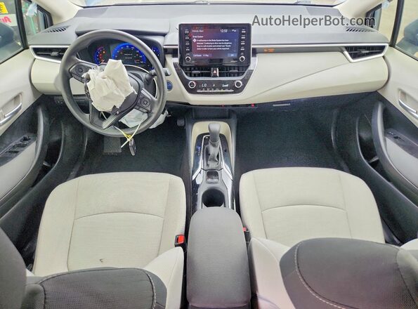 JTDEAMDEXMJ028503 2021 TOYOTA COROLLA Gray წინა პანელის ხედი