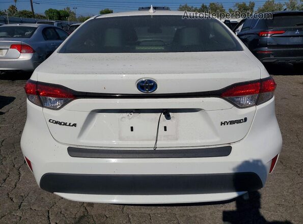 JTDEAMDEXN3009570 2022 TOYOTA COROLLA White Հետևի տեսք