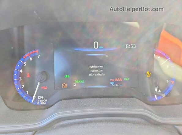 JTDEAMDEXN3011271 2022 TOYOTA COROLLA White Instrument cluster view