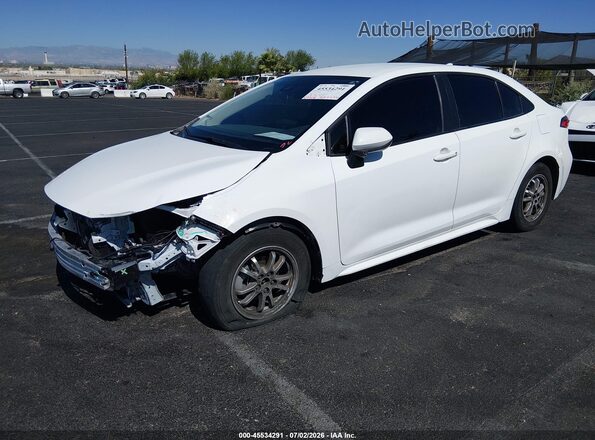 JTDEAMDEXN3013926 2022 TOYOTA COROLLA White Առջևի ձախ երեք քառորդ տեսարան