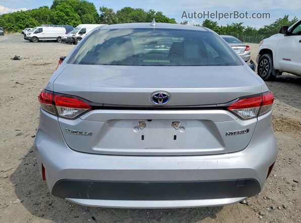 JTDEAMDEXNJ043553 2022 TOYOTA COROLLA Silver უკანა ხედი