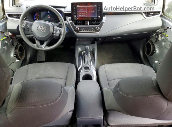 JTDEAMDEXNJ043553 2022 TOYOTA COROLLA Silver წინა პანელის ხედი