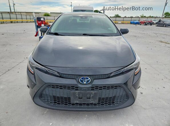 JTDEAMDEXNJ049384 2022 TOYOTA COROLLA Black წინა ხედი