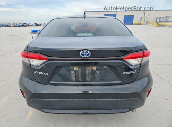 JTDEAMDEXNJ049384 2022 TOYOTA COROLLA Black უკანა ხედი