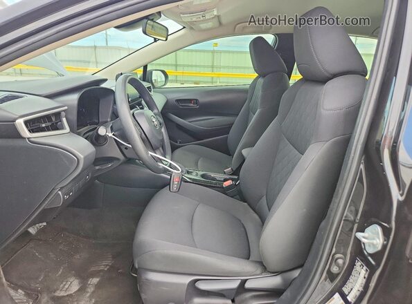 JTDEAMDEXNJ049384 2022 TOYOTA COROLLA Black წინა სალონის ხედი