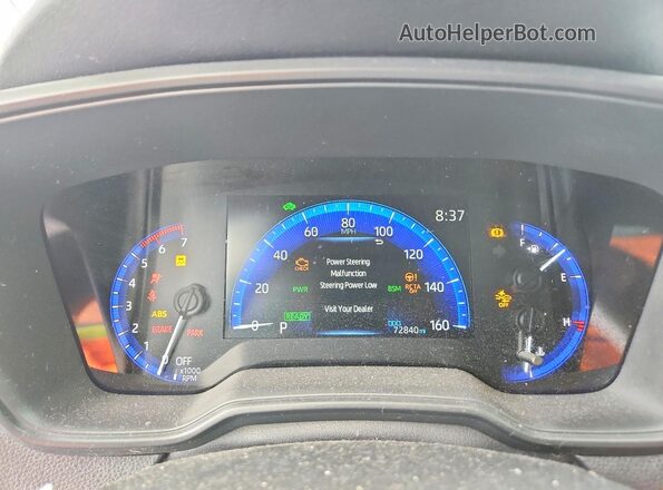 JTDEAMDEXNJ049384 2022 TOYOTA COROLLA Black ხელსაწყოთა პანელის ხედი