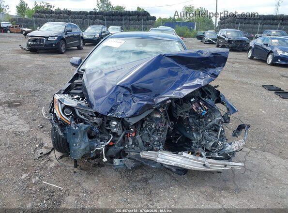 JTDEAMDEXNJ051376 2022 TOYOTA COROLLA Blue Դիմացի տեսք