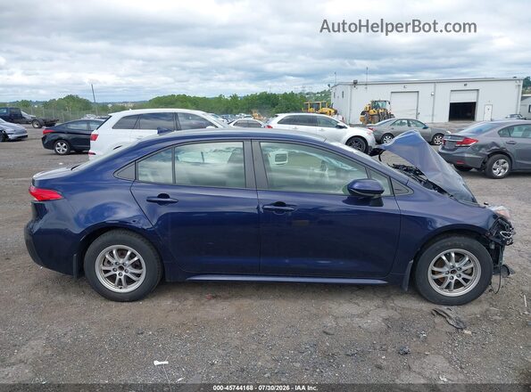 JTDEAMDEXNJ051376 2022 TOYOTA COROLLA Blue Սալոնի հետևի տեսք