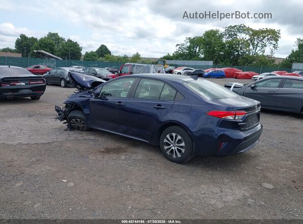 JTDEAMDEXNJ051376 2022 TOYOTA COROLLA Blue Հետևի ձախ