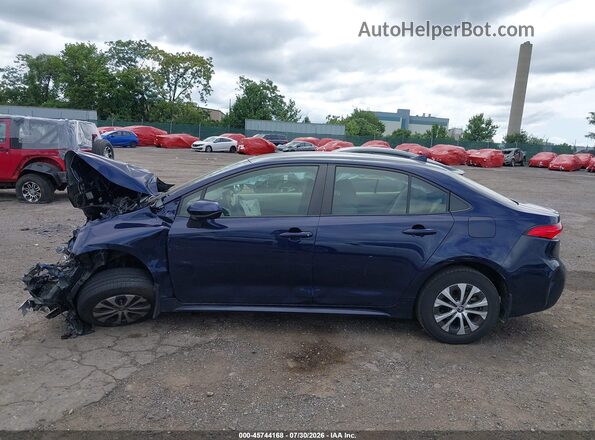 JTDEAMDEXNJ051376 2022 TOYOTA COROLLA Blue Սալոնի 360 աստիճան տեսք