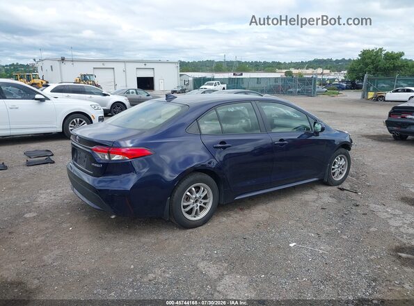 JTDEAMDEXNJ051376 2022 TOYOTA COROLLA Blue Հետևի աջ
