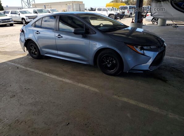 JTDEBRBE0LJ017828 2020 TOYOTA COROLLA Синий Передняя правая четверть