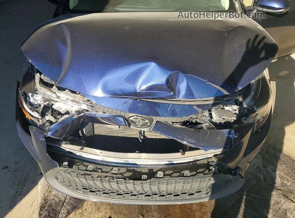 JTDEPMAE0MJ136695 2021 TOYOTA COROLLA Blue Вид задньої частини салону