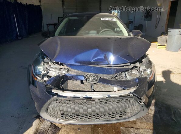 JTDEPMAE0MJ136695 2021 TOYOTA COROLLA Blue Вид спереду