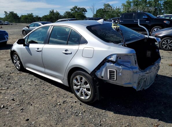 JTDEPMAE0MJ181961 2021 TOYOTA COROLLA Silver Trasero izquierdo
