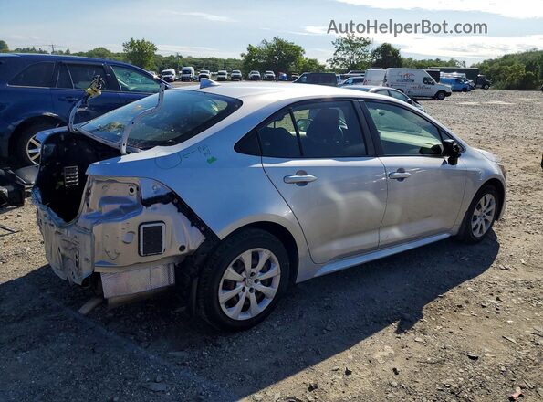 JTDEPMAE0MJ181961 2021 TOYOTA COROLLA Silver Trasero derecho