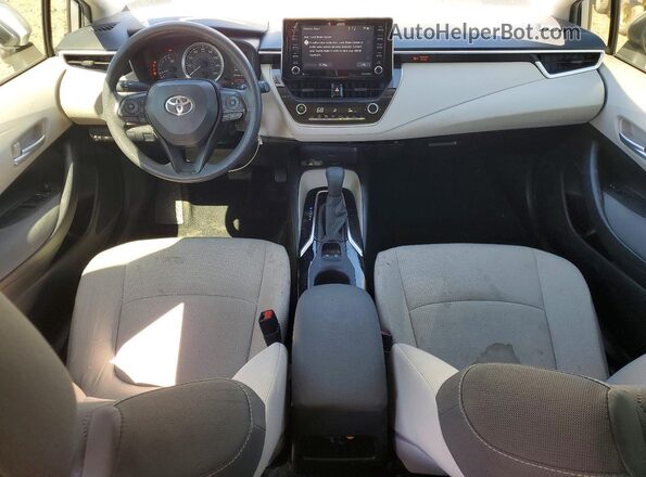JTDEPMAE0MJ186772 2021 TOYOTA COROLLA Gray Dashboard view