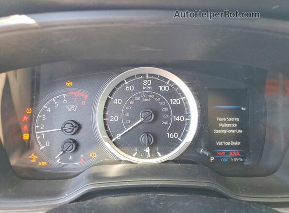 JTDEPMAE0MJ186772 2021 TOYOTA COROLLA Gray Instrument cluster view