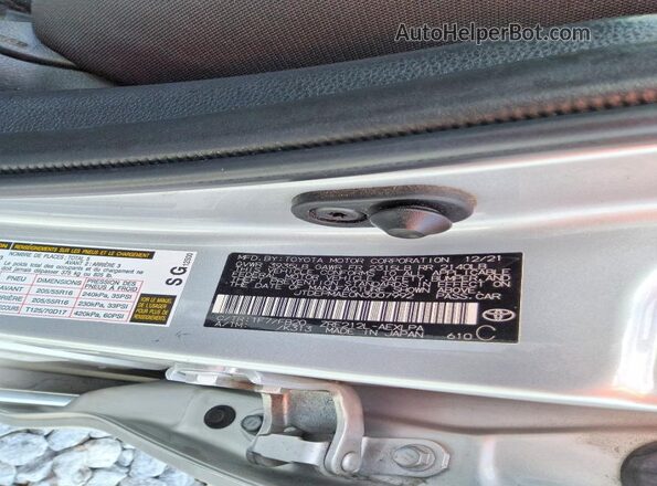 JTDEPMAE0N3007992 2022 TOYOTA COROLLA Gray ძრავის განყოფილების ხედი