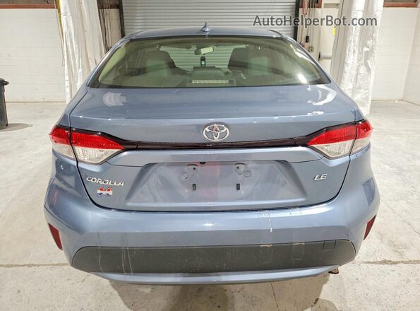 JTDEPMAE0N3018748 2022 TOYOTA COROLLA Синий Вид сзади