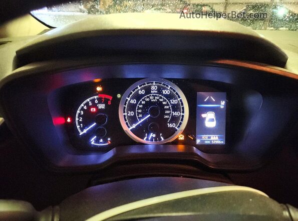 JTDEPMAE1MJ118738 2021 TOYOTA COROLLA Белый Вид щитка приборов