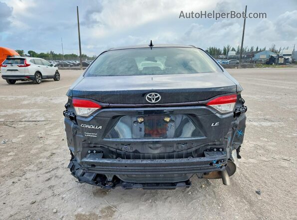JTDEPMAE1MJ140870 2021 TOYOTA COROLLA Black Вид ззаду