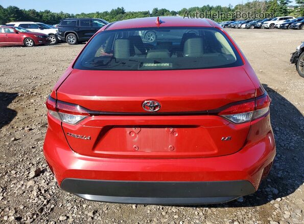 JTDEPMAE1MJ143235 2021 TOYOTA COROLLA Red Widok z tyłu