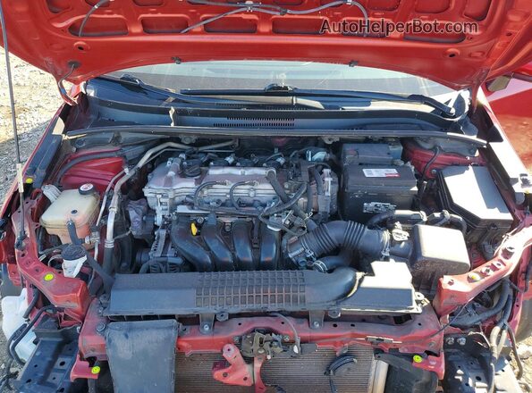 JTDEPMAE1MJ143235 2021 TOYOTA COROLLA Red Widok wnętrza z tyłu