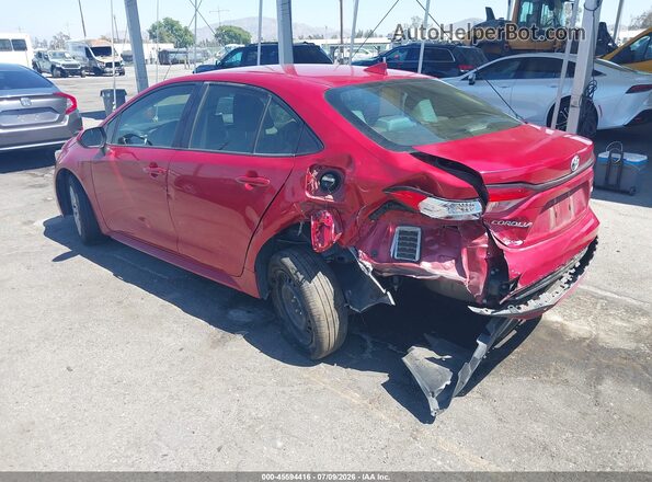 JTDEPMAE1MJ176039 2021 TOYOTA COROLLA Red Rear left
