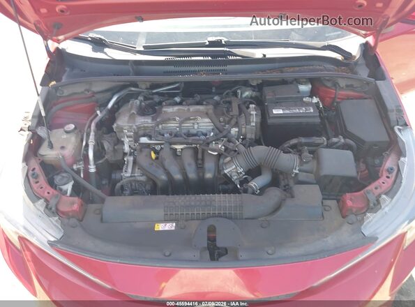 JTDEPMAE1MJ176039 2021 TOYOTA COROLLA Red Rear view