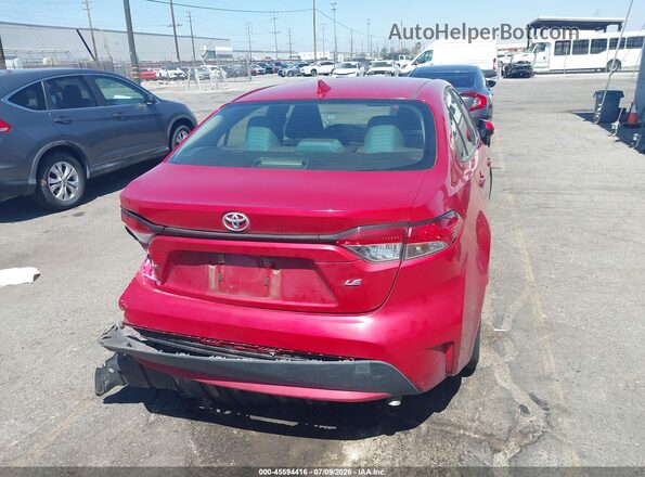 JTDEPMAE1MJ176039 2021 TOYOTA COROLLA Red 