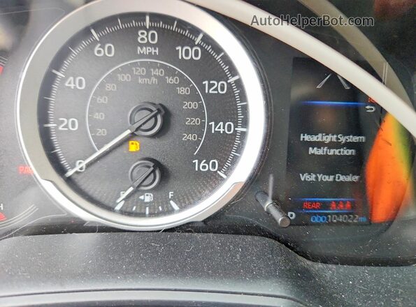 JTDEPMAE1NJ200633 2022 TOYOTA COROLLA Серебряный Вид щитка приборов