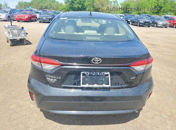 JTDEPMAE1NJ218808 2022 TOYOTA COROLLA Black უკანა ხედი