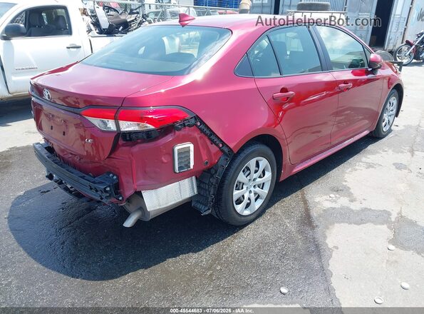 JTDEPMAE1NJ228786 2022 TOYOTA COROLLA Red Trasero derecho