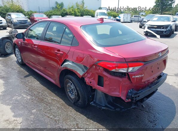 JTDEPMAE1NJ228786 2022 TOYOTA COROLLA Red Trasero izquierdo