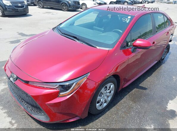JTDEPMAE1NJ228786 2022 TOYOTA COROLLA Red Vista tres cuartos delantera izquierda