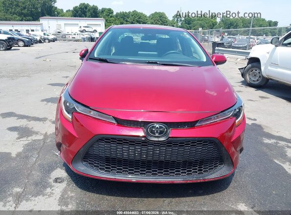 JTDEPMAE1NJ228786 2022 TOYOTA COROLLA Red Vista del cuadro de instrumentos