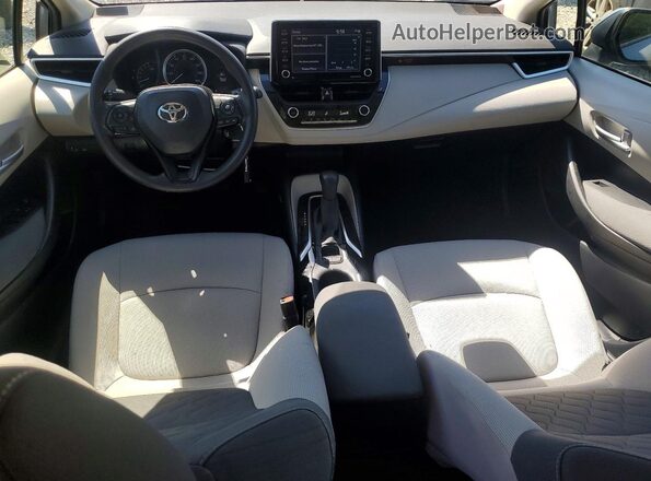 JTDEPMAE2MJ157967 2021 TOYOTA COROLLA Blue Dashboard view