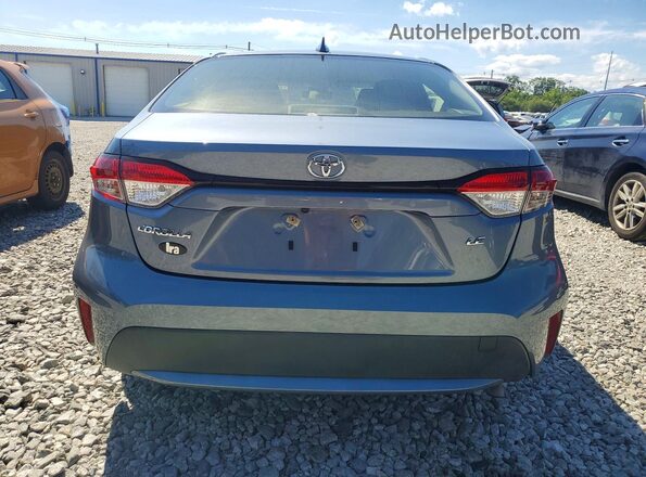 JTDEPMAE2MJ157967 2021 TOYOTA COROLLA Blue Rear view