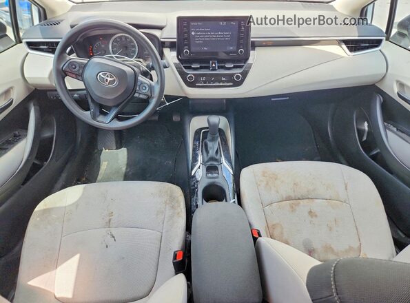 JTDEPMAE2NJ205758 2022 TOYOTA COROLLA White Widok deski rozdzielczej