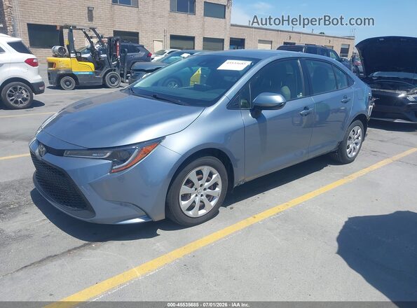 JTDEPMAE2NJ207607 2022 TOYOTA COROLLA Blue წინა მარცხენა ხედი სამი მეოთხედიდან