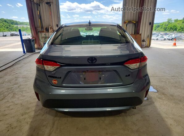 JTDEPMAE2NJ212581 2022 TOYOTA COROLLA Gray Вид ззаду