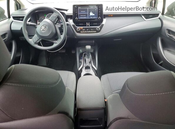 JTDEPMAE2NJ227324 2022 TOYOTA COROLLA Black წინა პანელის ხედი