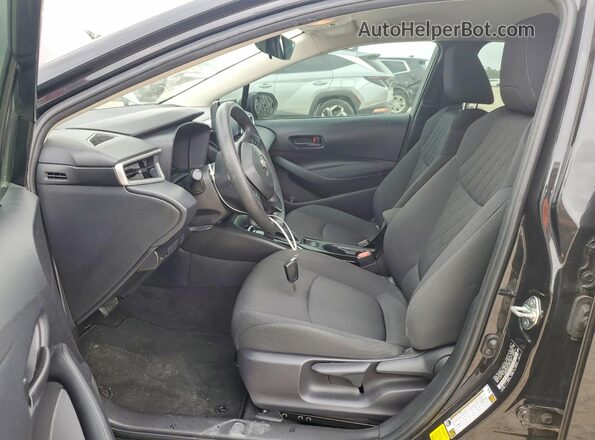 JTDEPMAE2NJ227324 2022 TOYOTA COROLLA Black წინა სალონის ხედი