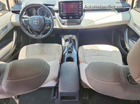 JTDEPMAE3MJ122323 2021 TOYOTA COROLLA Black Dashboard view