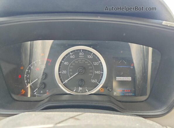 JTDEPMAE3MJ122323 2021 TOYOTA COROLLA Black Instrument cluster view