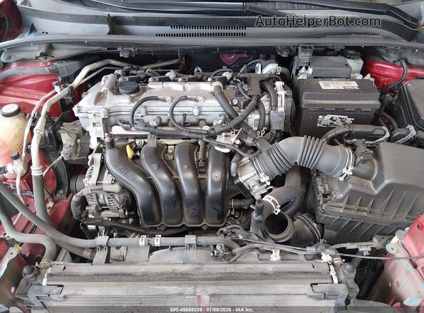 JTDEPMAE3MJ123696 2021 TOYOTA COROLLA Red Widok z tyłu