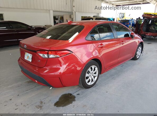 JTDEPMAE3MJ123696 2021 TOYOTA COROLLA Red Tył prawy