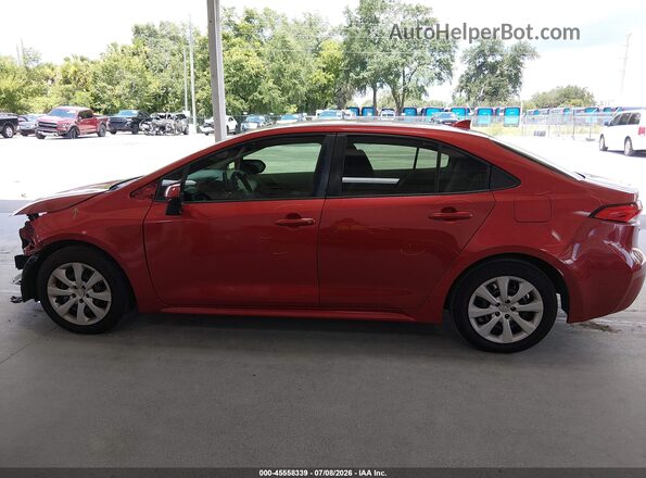 JTDEPMAE3MJ123696 2021 TOYOTA COROLLA Red 