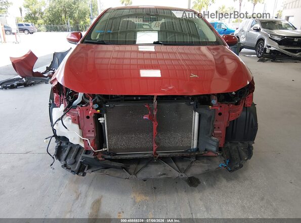 JTDEPMAE3MJ123696 2021 TOYOTA COROLLA Red Widok wnętrza z tyłu